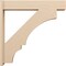 Ekena Millwork 7 1/2-in W x 40-in D x 40-in H Balboa Block Rough Cedar Woodgrain TimberThane Outlooker, Primed Tan OUTUR075X40X40BOA44RCPR - alternate 2